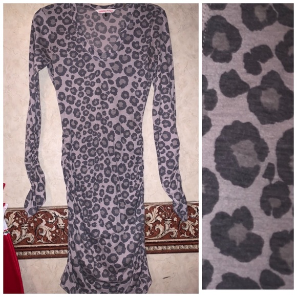 Rebecca Taylor cheetah dress- size SML - Picture 1 of 5